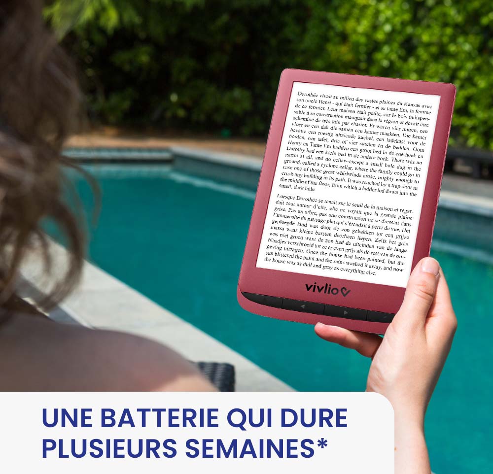Liseuse Touch Lux 5 - Rouge