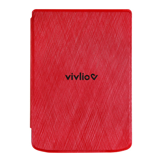 Housse intelligente - Liseuse Vivlio Light, Light ZEN, Light HD & Light HD Color - Rouge