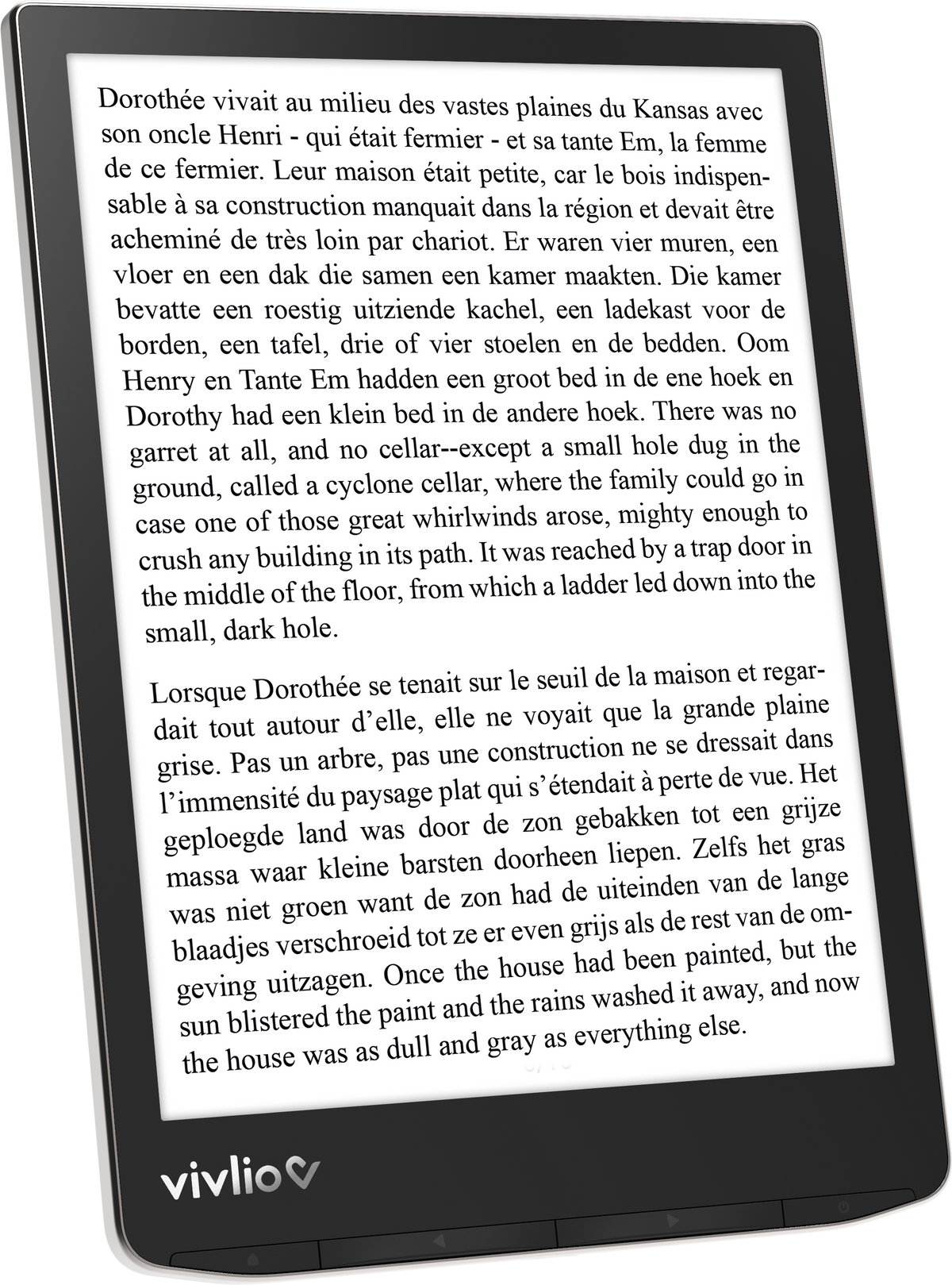 Liseuse InkPad 4 - Noire & grise