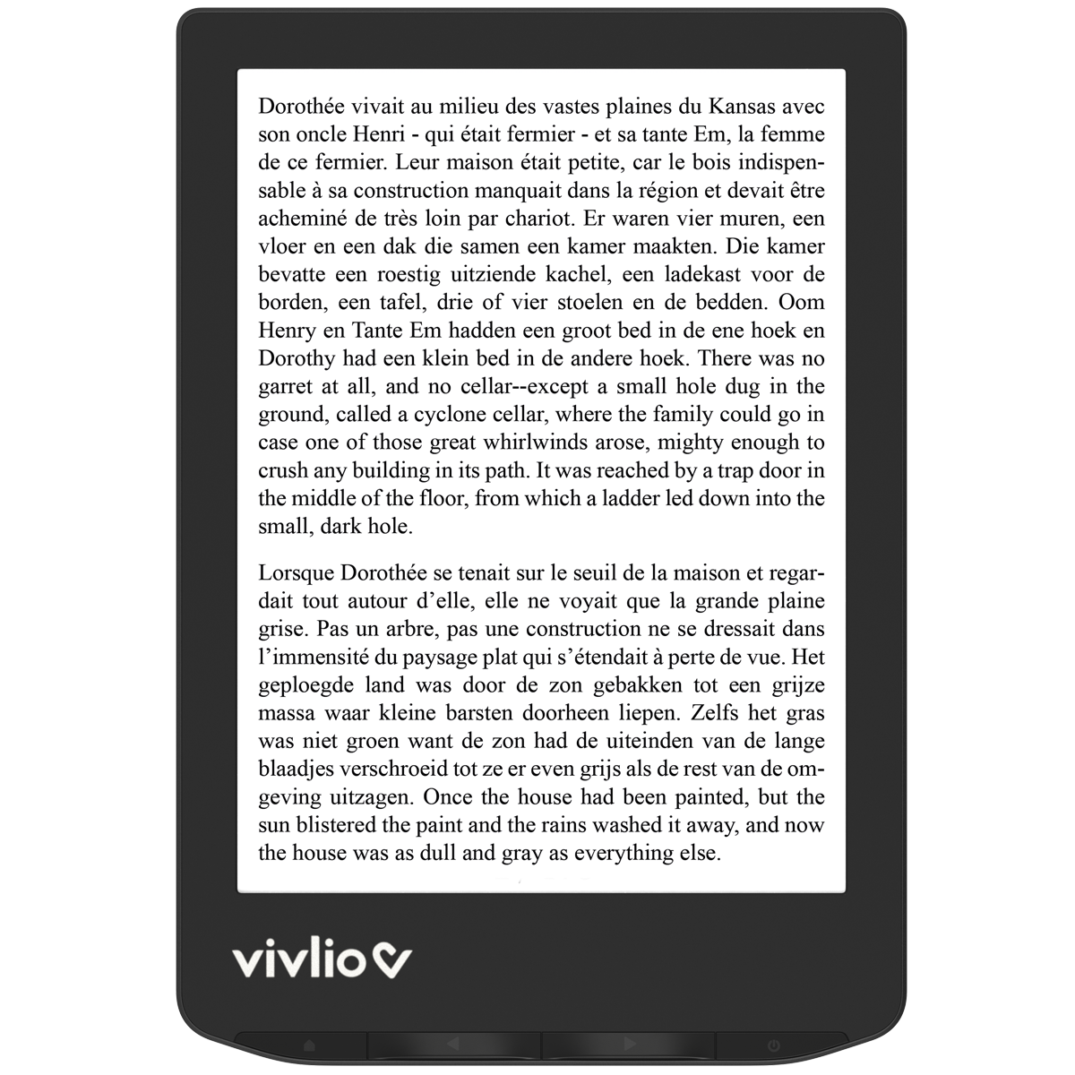 Liseuse Vivlio Light - Noire