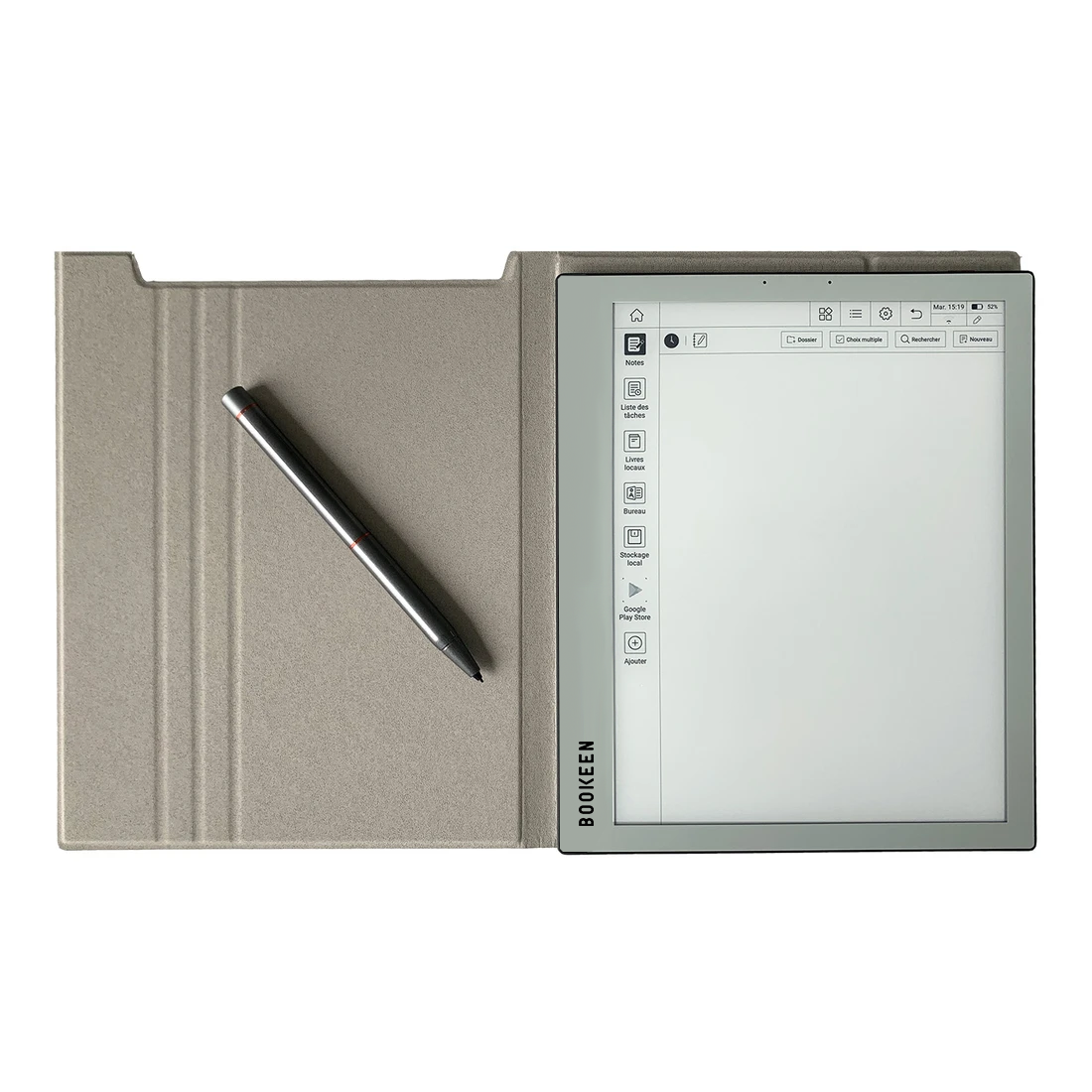 Couverture de protection - Notéa - Classique gris