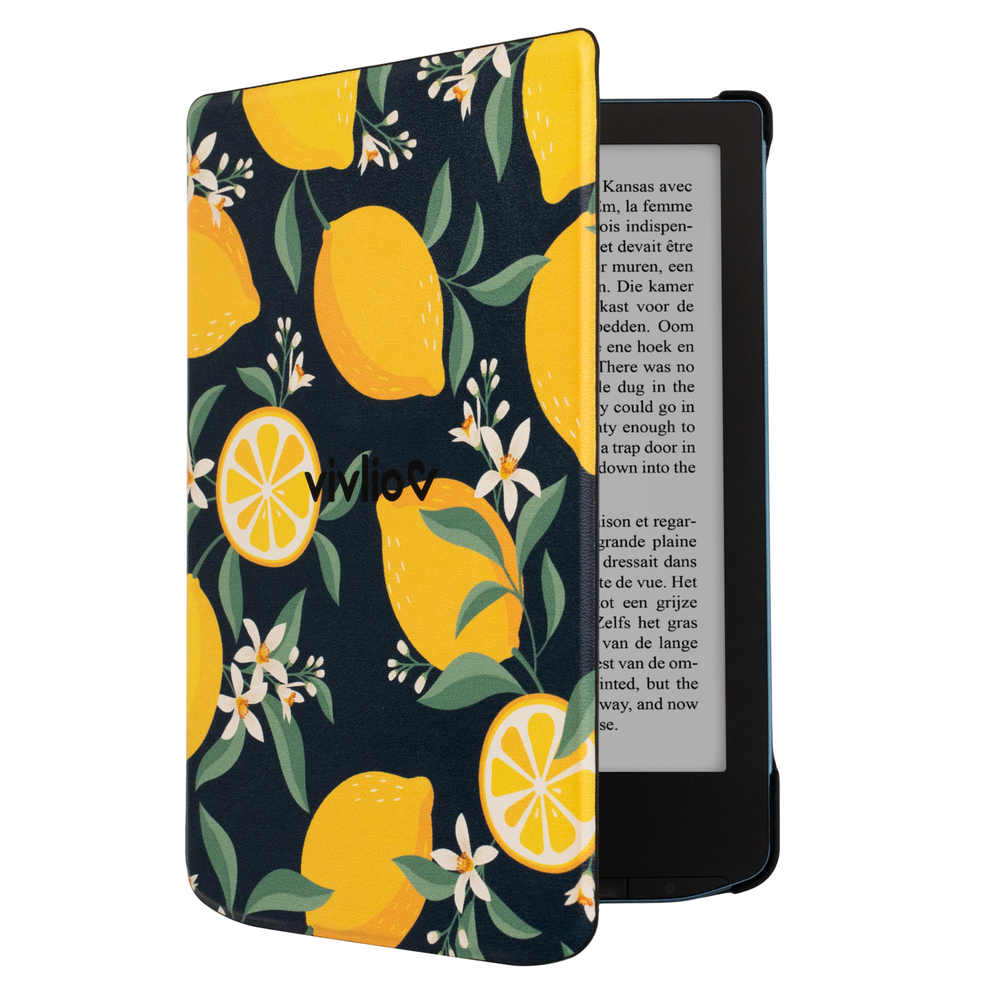 Housse intelligente - Liseuse Vivlio Light, Light ZEN, Light HD & Light HD Color - Citron