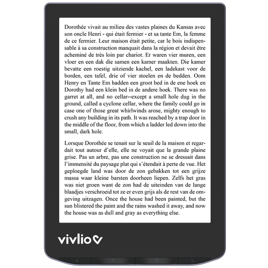 Liseuse Vivlio Light HD - Grise