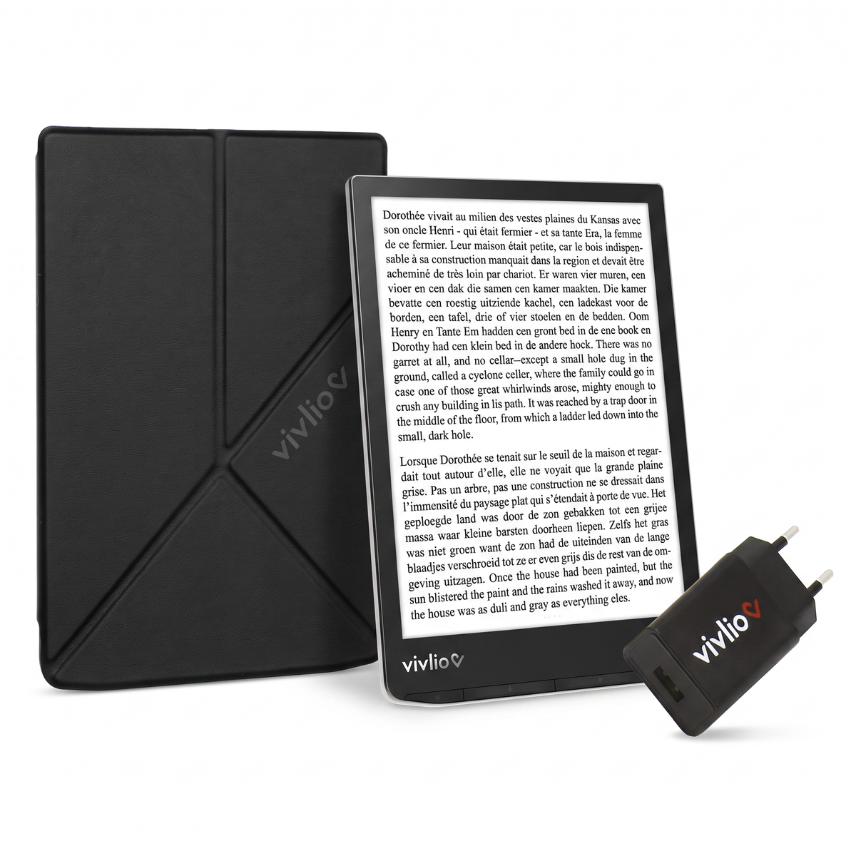 Packs de lecture : liseuse + housse & chargeur