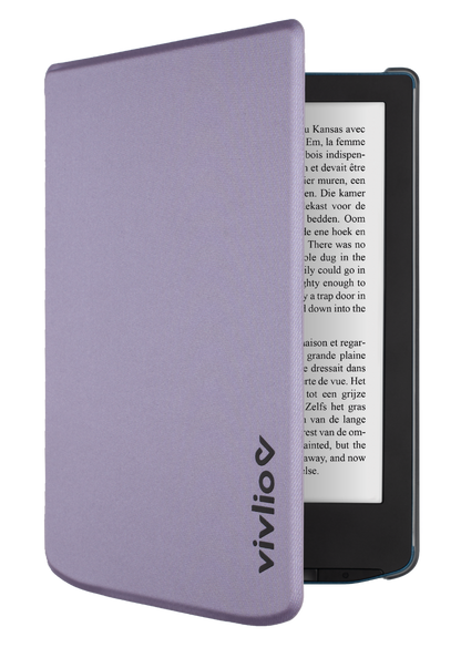 Housse intelligente transparente - Liseuse Vivlio Light Zen, Light, Light HD & Light HD Color - Lilas