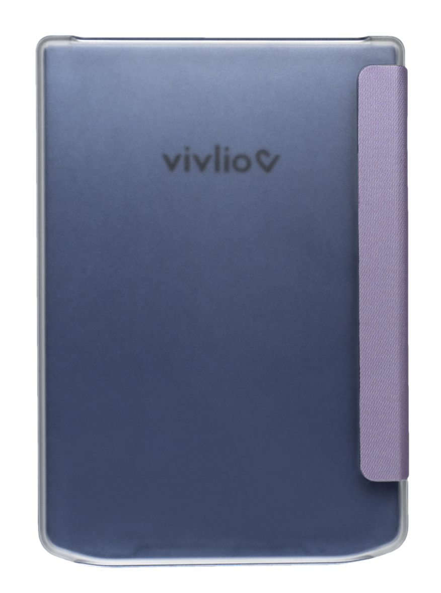 Housse intelligente transparente - Liseuse Vivlio Light Zen, Light, Light HD & Light HD Color - Lilas