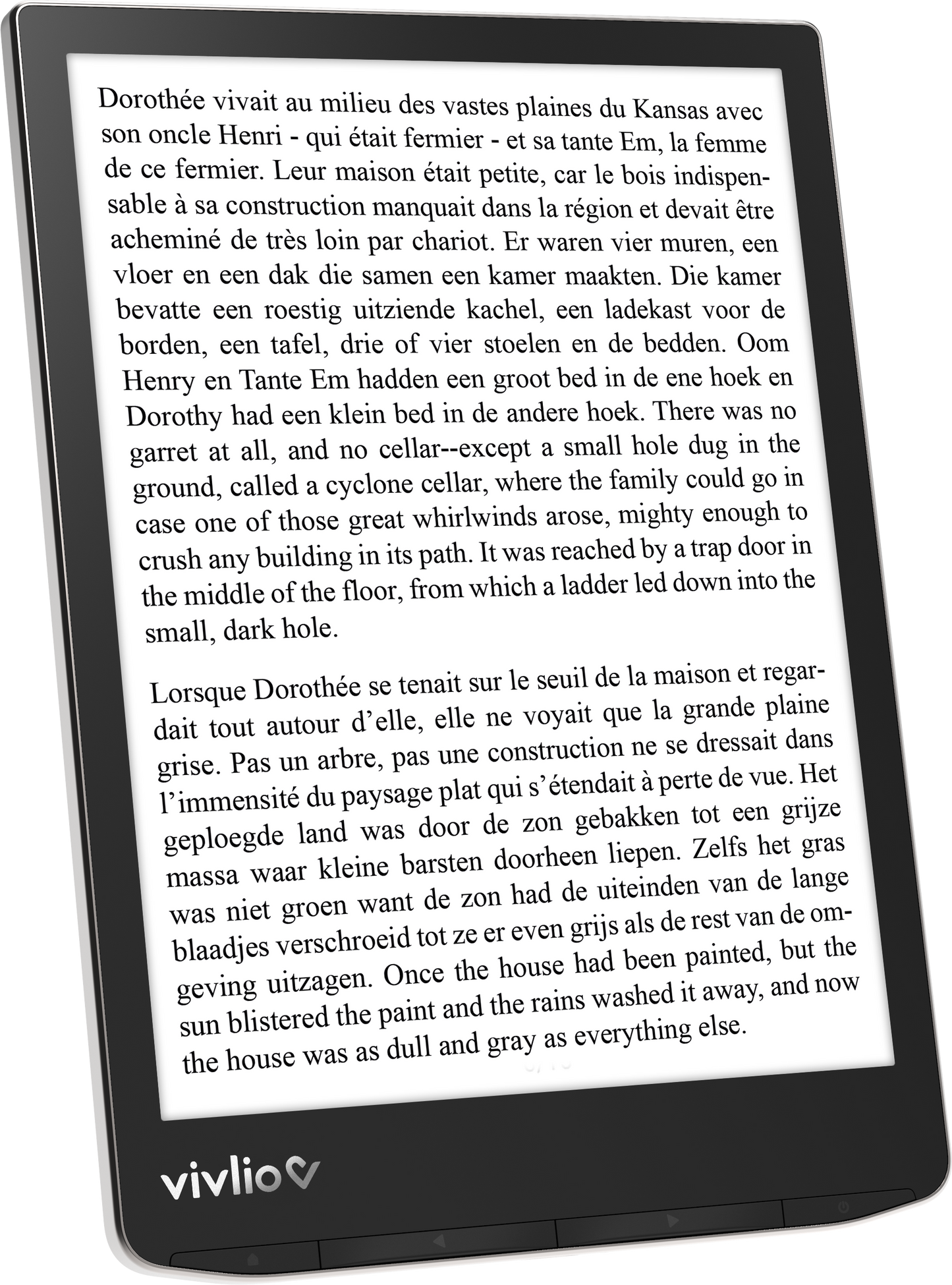 Liseuse InkPad 4 - Noire & grise