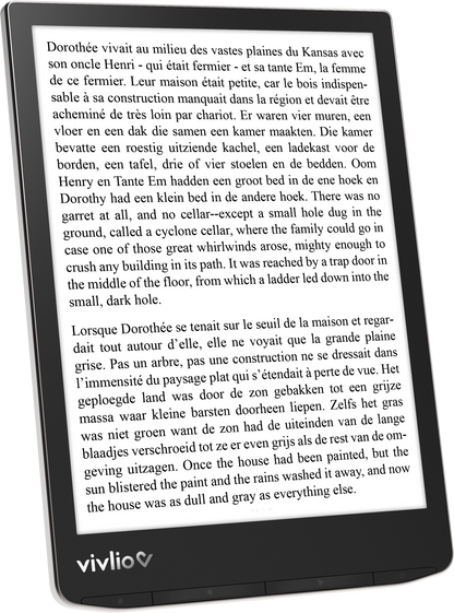 Liseuse InkPad 4 - Noire & grise