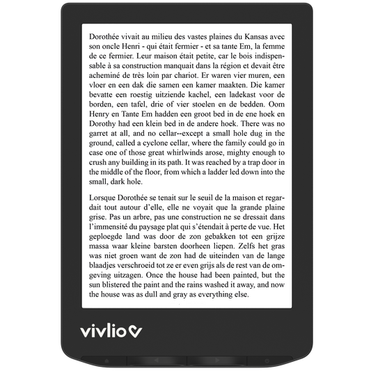 Liseuse Vivlio Light - Noire