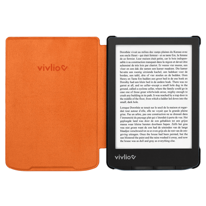 Housse intelligente - Liseuse Vivlio Light, Light ZEN, Light HD & Light HD Color - Orange