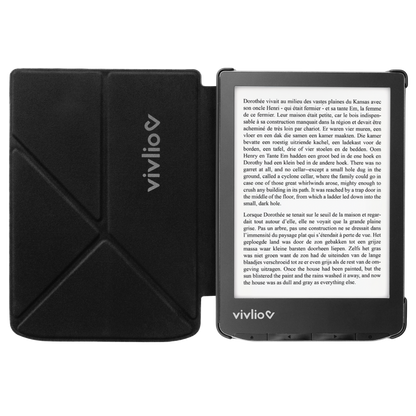 Housse intelligente Origami - Liseuse Vivlio Light, Light ZEN, Light HD & Light HD Color - Noire