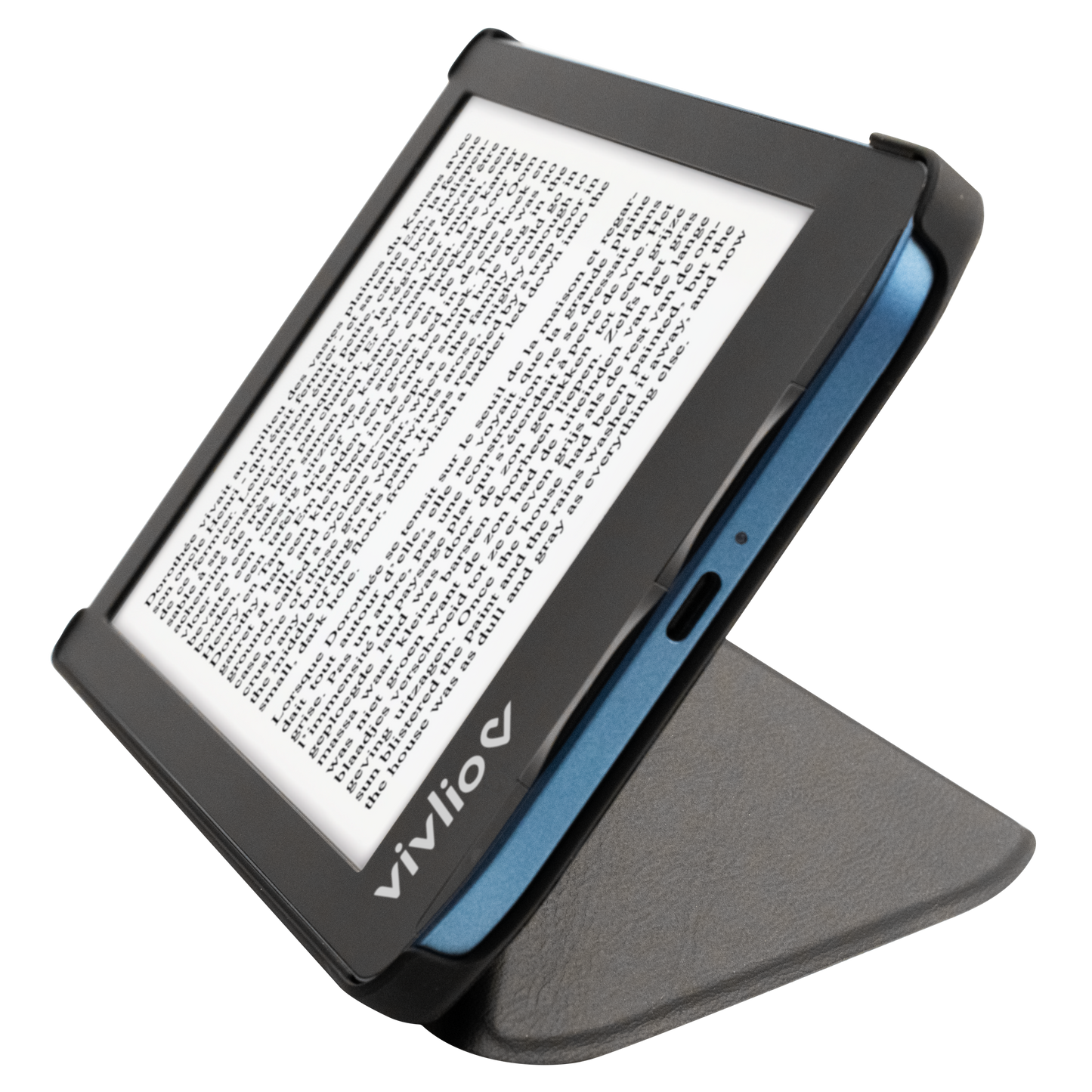 Housse intelligente Origami - Liseuse Vivlio Light, Light ZEN, Light HD & Light HD Color - Noire