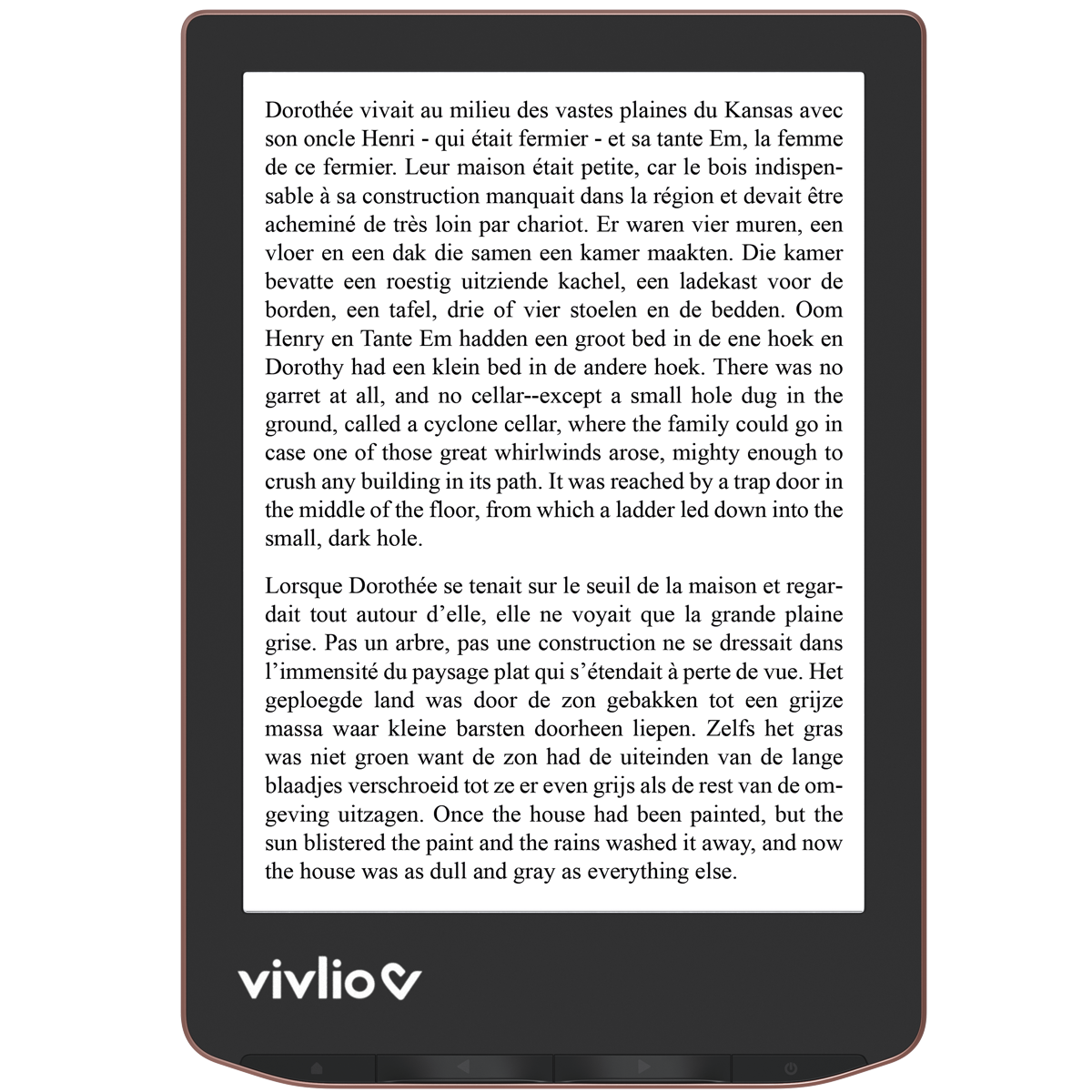 Liseuse Vivlio Light HD - Bronze