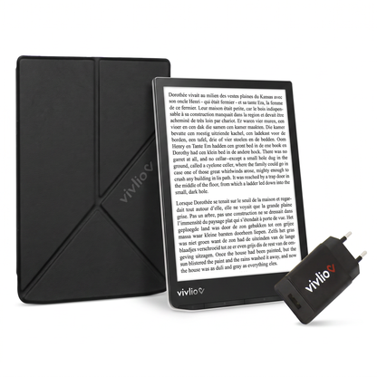 Pack Lecture Complète : InkPad 4 + Housse Origami & Chargeur
