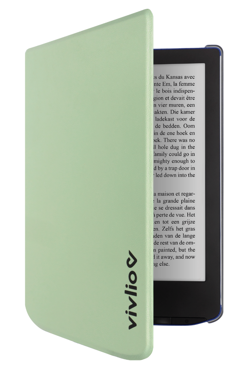 Housse intelligente transparente - Liseuse Vivlio Light ZEN, Light, Light HD & Light HD Color - Pistache