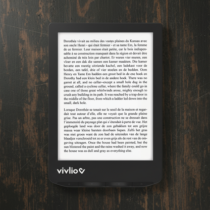 Liseuse Vivlio Light - Noire