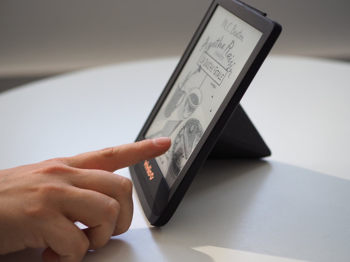Housse intelligente Origami - Liseuse Touch Lux 5, Touch HD Plus & Color - Grise